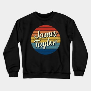 James Taylor Vintage Retro Circle Crewneck Sweatshirt